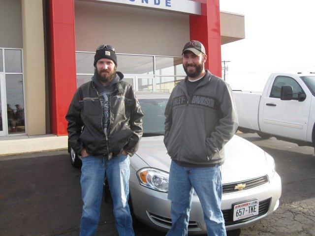  Dustin and Nick L. and their 2008 Chevrolet Impala.